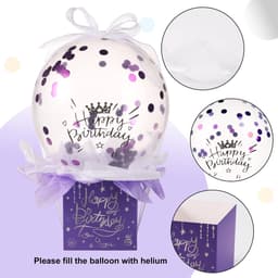 Dailygoods- Geldballondoos Grappige Verjaardagsspaarpot - Verjaardagsballonnen - Ballonhouder - Inpakpapier - Geldzakjes - Karton/latex/plastic - Verjaardagscadeau — thumbnail 2