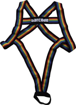 Barcode Berlin Body Harness Pride Ikem Black - MAAT S/M — thumbnail 1