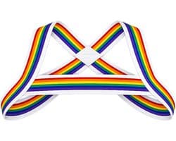 Barcode Berlin Pride Harness White - MAAT XL