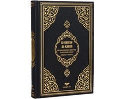 Koran Arabisch met Duitse Vertaling en Reisgebedskleed (Zwart)