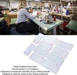Dailygoods - Dailygoody - Multifunctionele Breiger Machine - 10-delige Punchkaarten Set - Ideaal voor hobbyisten - Breien - Creatief en veelzijdig - Geschikt voor — thumbnail 4