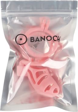 Banoch | Cockcage resin roze | 3 scharnierende ringen | 45 mm, 50 mm & 55 mm — thumbnail 3