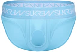 SUKREW U-Style Brief Breeze Blue - MAAT L - Erotisch Heren Ondergoed - Slip voor Man - Sexy mannen Slip — thumbnail 1