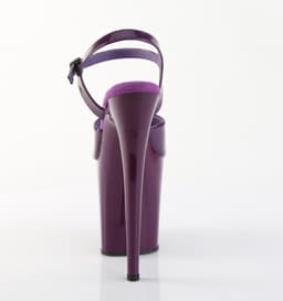 Pleaser - FLAMINGO-809 Sandaal met enkelband, Paaldans schoenen - US 10 - 40 Shoes - Paars — thumbnail 3