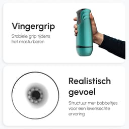 Intimate Desires® London - Masturbator voor man - Pocket Pussy - Tril- & Zuigfunctie - Automatische Masturbator - Sex Toys voor mannen - Oplaadbaar — thumbnail 4
