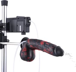 Spuitende Fantasy Dildo KlicLok® en Zuignap 21 cm inclusief glijmiddel launcher — thumbnail 1