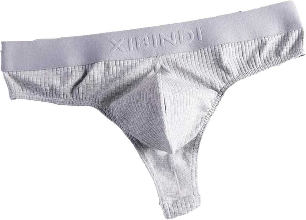 Heren Sexy Ondergoed Slip - Ademende Katoenen G-String met U-Vorm Pouch — afbeelding 1