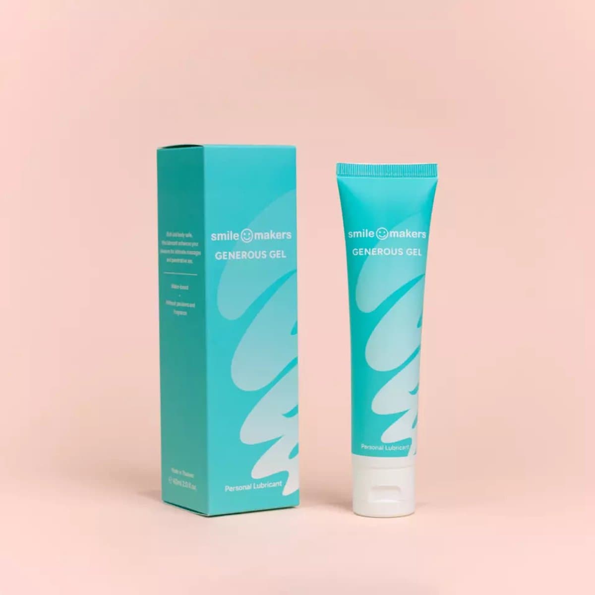 Smile Makers Generous Gel - Luxe Glijmiddel op Waterbasis 60ml – Zijdezachte Textuur & Vegan – Intieme Gel voor Comfort en Plezier – Geschikt voor Seksspeeltjes – Parfumvrij – Premium Kwaliteit — afbeelding 1