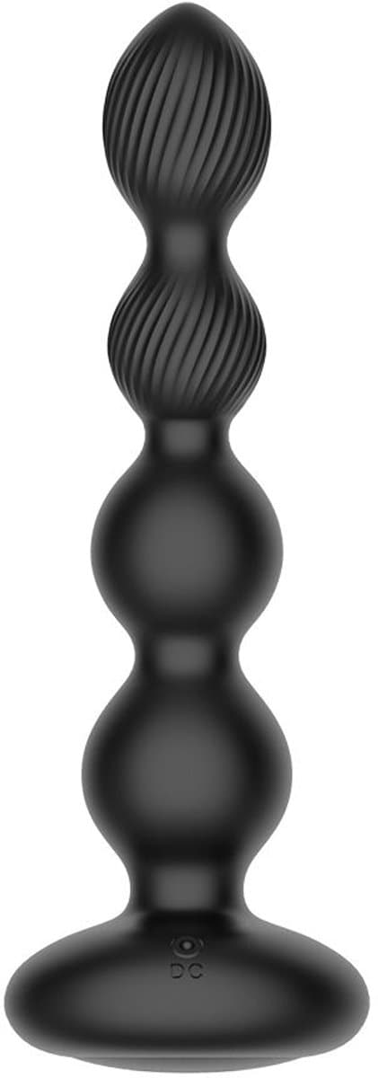 Nexus Tornado Anaal Plug Large - Roterend en Vibrerend - Geribbelde Schacht - 27 Combinaties - 3 Rotatiestanden - 6 Stimulatiemodi - IPX7 Waterdicht - 100% Siliconen - USB-oplaadbaar - Draadloze Afstandsbediening - 1 Uur Gebruikstijd — afbeelding 1