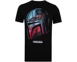 The Mandalorian Merchandising T-shirt voor Heren met Officieel Ontwerp