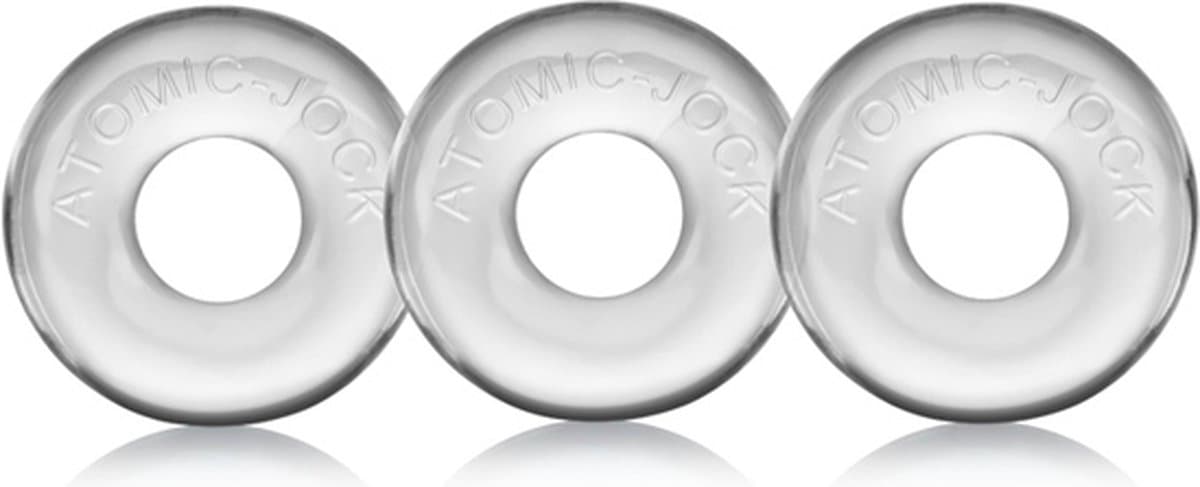 Oxballs - Ringer - Cockring - 3 stuks - Transparant — afbeelding 1