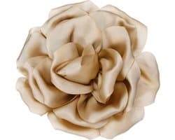 Zijde Satijn Bloem Broche Pin, Grote Pioen Bloemen Revers Pin