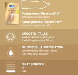Durex - 60 stuks Condooms - Extra Safe 1x20 stuks - Nude No Latex 1x20 stuks - Classic Natural 1x20 stuks - Voordeelverpakking — thumbnail 4