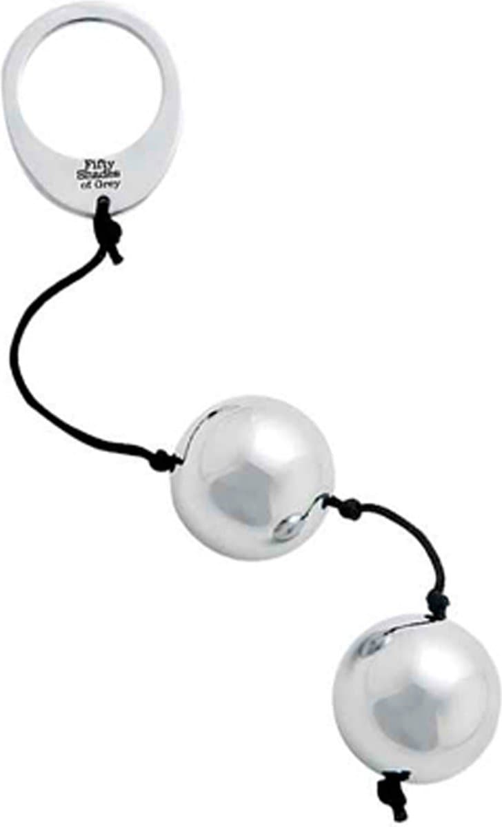 Fifty Shades of Grey Ben Wa Ballen Vaginale balletjes - Zilver — afbeelding 1