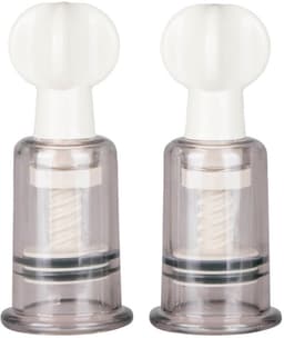 EasyToys - Tepelzuigers Klein - Tepelzuigers Set - Voor Mannen en Vrouwen - BDSM - Sex Toys voor Vrouwen - Seksspeeltjes - Clitoris Stimulator - 2 stuks - Transparant — thumbnail 1