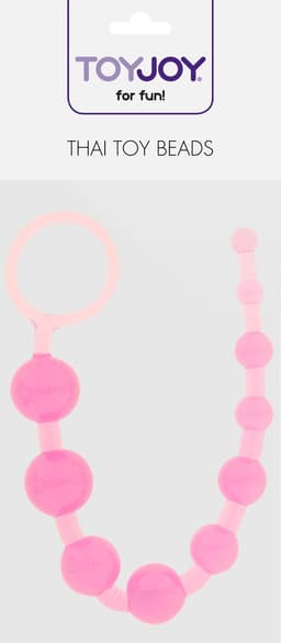 ToyJoy Thai Toy Beads - Anale Kralen - Roze - Ø 25 mm — thumbnail 2