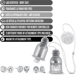 Temptasia - Titillator Vibrerende En Roterende Tepelzuigers — thumbnail 2