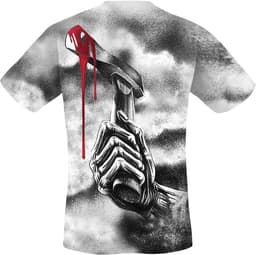 Band T-shirt - Muziek shirt - Vrije tijd - Officieel gelicentieerd - 100% Katoen - Zwart — thumbnail 3