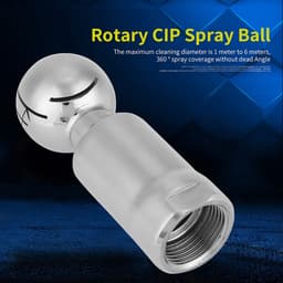 Rotary Spray Ball voor CIP Tank Reiniging - 3/4 Inch RVS, Zelfreinigend en Zelfsmerend — thumbnail 5