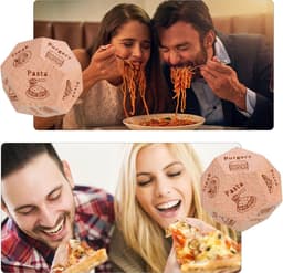 Dobbelspel Liefde - Keuze Maaltijden - Romantisch Avond - Voedselbeslisser - 3 cm - Houtkleur — thumbnail 4
