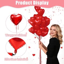Romantische Decoratie Set - Huwelijksaanzoek Valentijn - Speciaal Moment Creëren - Compleet Pakket - 1000 Rozenblaadjes - Rood Goud — thumbnail 5