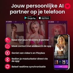 Orgazmate Ruby de Masturbator voor Man - Sex Toys voor Mannen - Met AI Lover App - Blowjob Simulator - Masturbators Electrisch - 343 Verschillende Modes - Pocket Pussy - Automatisch - USB-C Oplaadbaar - Zwart — thumbnail 2