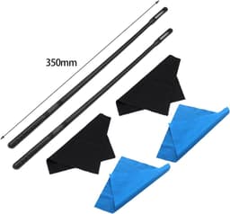 Fluit Reinigingsset - Muziekonderdelen - Instrument Onderhoud - Speciaal Ontworpen - 35cm Staaf - Zwart — thumbnail 4
