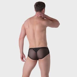 WOH microfiber herenslip personal allure mesh zwart — thumbnail 5