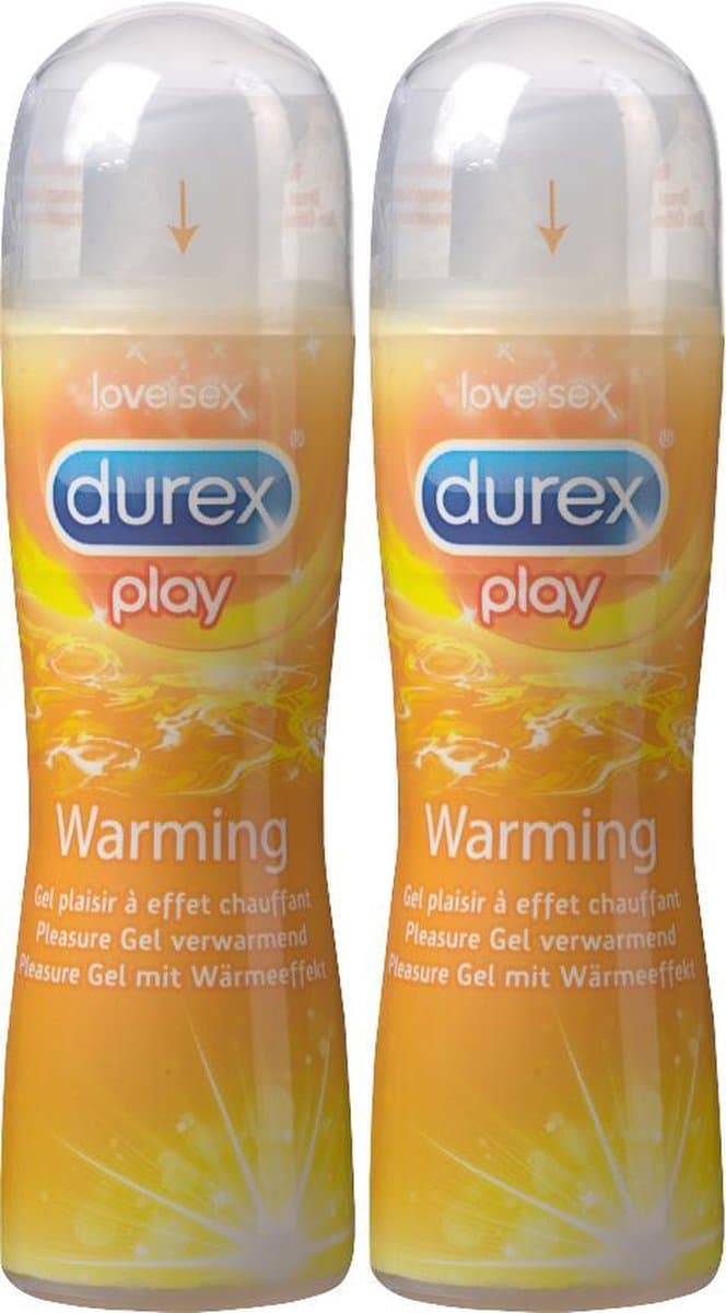 Durex Play Warming glijmiddel - 2 x 50ml — afbeelding 1