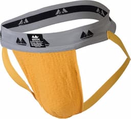 MM Sports Original Edition Swimmer/Jogger Jockstrap 2 inch Yellow - MAAT XL - Heren Ondergoed - Jockstrap voor Man - Mannen Jock — thumbnail 1