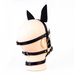 BDSM Gag Harnas - Bal - Seks - Unisex - Sex - Gezicht - SM - Slaaf - Masker — thumbnail 5