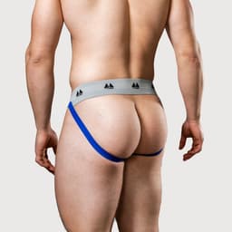 MM Sports Original Edition Swimmer/Jogger Jockstrap 2 inch Multipack 1x Red + 1x Yellow + 1x Blue - MAAT S - Heren Ondergoed - Jockstrap voor Man - Mannen Jock — thumbnail 4