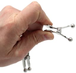 Kiotos - Knijper Tepelklemmen met Balvormige Uiteindes - Extra Sensaties - Zilver — thumbnail 4