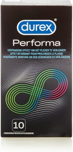 Durex - Condooms Performa - Met Vertragende Gel Voor Langer Plezier - 10st — thumbnail 3