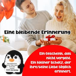Romantisch Pinguïn Cadeau voor Partners - Liefde Cadeautje voor Hem of Haar — thumbnail 4