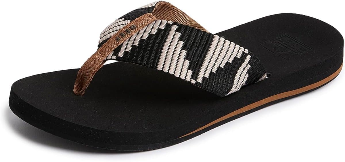 REEF Spring Woven Strandslippers voor dames, zachte geweven band en gedempt voetbed — afbeelding 1