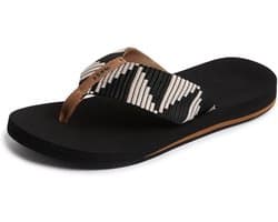 REEF Spring Woven Strandslippers voor dames, zachte geweven band en gedempt voetbed