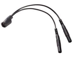 Mystim - Electrosex - Kabel Female Mystim naar Female 2 mm Banana Jacks