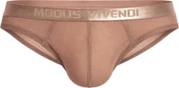 MODUS VIVENDI Mesh Through Classic Brief Skin - MAAT L - Erotisch Heren Ondergoed - Slip voor Man - Sexy mannen Slip — thumbnail 1