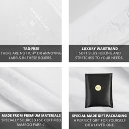 Bamboe Ondergoed voor Mannen - 4-Pack Comfortabele Slips, Antibacterieel en Ademend, Verkrijgbaar in S-6XL — thumbnail 3