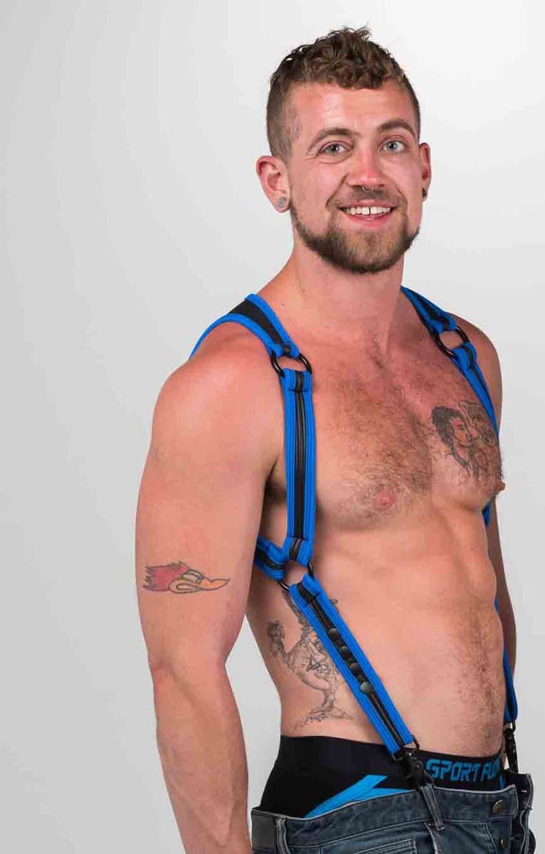 665 Neoprene - Heckler Harness - Blauw/Zwart — afbeelding 1