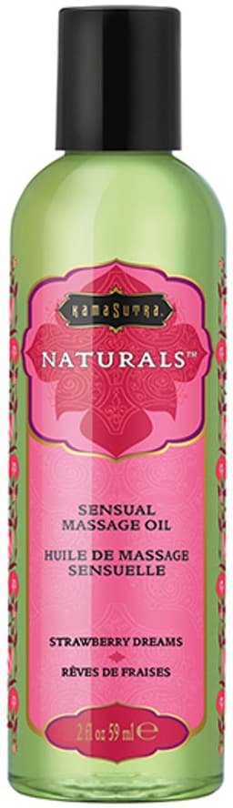 Kama Sutra - Naturals Massage Olie Aardbei 59 ml — thumbnail 2