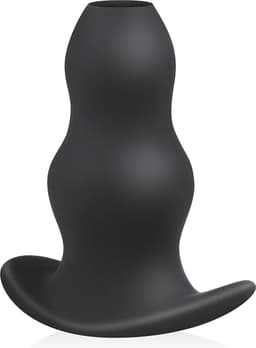 BUTTR - Foxhole Holle Buttplug - Anale Sex Toys voor Anale Stimulatie - Holle Anaal Plug Perfect voor Stimulatie van Binnenuit en Aanbrengen van Glijmiddel - Zwart — thumbnail 2