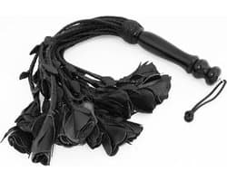 Mister B - Flogger - Zweep Met Rozen - Zwart