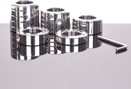 Ballstretcher RVS met groeven scharnierend 20 mm hoog Ø 35 mm — thumbnail 4