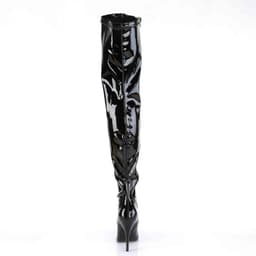 EU 38 = US 8 | SEDUCE-3000 | 5 Plain Stretch Thigh Boot — thumbnail 4