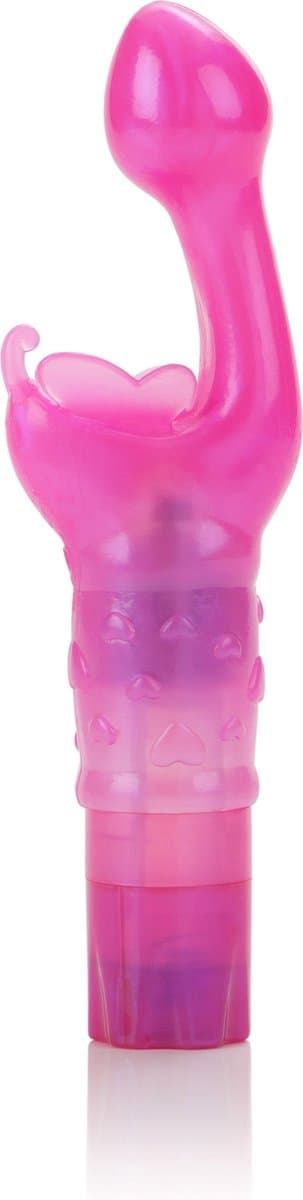 California Exotic Novelties Butterfly Kiss - Vibrator - Roze - Ø 30 mm — afbeelding 1