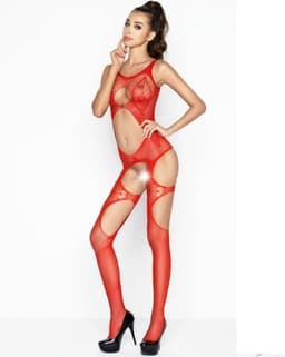 Passion Catsuit - met meerdere openingen in het Rood — thumbnail 3