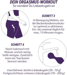 Fifty Shades Tighten and Tense Vaginale Balletjes - Zwart — thumbnail 3