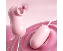 Vibrerende tepelzuiger en vibrerend ei G spot 10 snelheden vrouwen masturbatie bullet vibrator seksspeeltjes voor vrouwen seksspeeltjes voor volwassenen